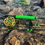 Sougayilang Standard Fly Fishing Combo Starter Kit, 5/6 Weight 9' Fly Rod with SuperPolymer Handle, Accessories, CNC Fly Reel, Carrying Case, Fly Box Case & Fishing Flies