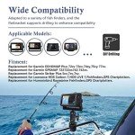 Fish Finder Mount Base, Universal 360° Rotation Ball-Mount Fish Finder Bracket, Nylon & Stainless Steel Electronic Fish Finder Holder for Marine Boat Kayak Pontoon Canoe Helix Garmin, 4*Srews, 4*Nuts