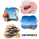 AMYSPORTS Saltwater Fishing Weights Swivel Bullet Sinkers Fishing Weight Brass Fishing Weights Freshwater Bass Sinker Weight with Swivel Rolling 10pcs 1/4oz