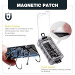 Ghosthorn Fishing Gear Set Fishing Tackle Box with Tackle Included Fishing Accessories Kit Organized fishing Lures Hooks Weights Beads for Bass Trout Walleye (340pcs Fishing Accessories Kit)