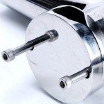 Amarine Made 4 Pcs Fishing Rod Holder, Stainless Tournament Style Clamp on Rod Holder, Rail Mount Fishing Pole Holder for Rails 1-1/4" to 2"