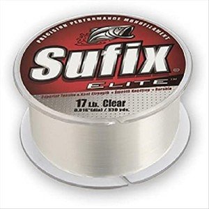 Sufix Elite 4 lb Fishing Line (Clear, Size- 330 YD Spool)