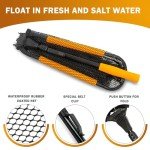 MoiShow Floating Fishing Net - Fishing Landing Net Foldable Fishing Net for Freshwater or Saltwater - Folding Fishing Net and Fly Fishing net