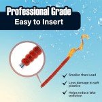 Reaction Tackle Tungsten Nail Weights for Bass Fishing - 1/32 oz 25 pk