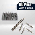 Reaction Tackle Tungsten Nail Weights for Bass Fishing - 1/32 oz 25 pk