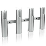 Xinkunmarine Aluminium Fishing Rod Holders for Boat, Wall-Mounted Fishing Pole Roof Rod Rack,Surf Fishing Rod Holder for Truck, Boats & Yacht