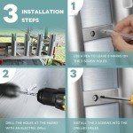 Xinkunmarine Aluminium Fishing Rod Holders for Boat, Wall-Mounted Fishing Pole Roof Rod Rack,Surf Fishing Rod Holder for Truck, Boats & Yacht