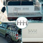Xinkunmarine Aluminium Fishing Rod Holders for Boat, Wall-Mounted Fishing Pole Roof Rod Rack,Surf Fishing Rod Holder for Truck, Boats & Yacht