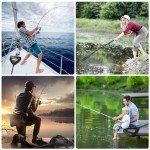 Fishing Net with Handle, Telescoping & Folding Fish Net for Easy Transport & Storage, Durable Freshwater & Saltwater Fishing Gear for Kids & Adults, Compact & Portable Design