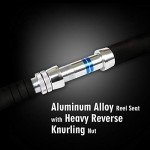 Fiblink 1-Piece/ 2-Piece Saltwater Offshore Trolling Rod Big Game Rod Conventional Boat Fishing Pole (1-Piece, 5'6" - 30-50lbs)