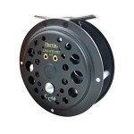 Martin Caddis Creek Fly Fishing Reel, Size 6/5 Single Action Fly Reel with Rim-Control, Changeable Right- or Left-Hand Retrieve, Lightweight Aluminum Spool, Brown, Multi
