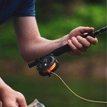 Martin Caddis Creek Fly Fishing Reel, Size 6/5 Single Action Fly Reel with Rim-Control, Changeable Right- or Left-Hand Retrieve, Lightweight Aluminum Spool, Brown, Multi