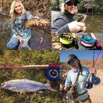 Maxcatch Women's Elegant Pink Fly Fishing Rod: 2/5-weight with Rod Tube (Elegant 6'6'' 2wt 4sec Rod and Reel Combo)