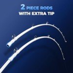 KastKing Centron Lite Twin Tip Spinning Rods,7'0", Mod Fast, Medium