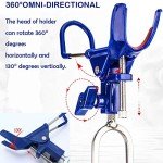 2 Pack-Dzmaker Upgraded Rod Pole Holders for Bank Fishing，Fishing Rod Holder Ground，360 Degree Adjustable，Folding Catfishing Equipment