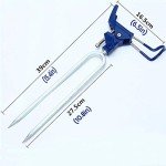 2 Pack-Dzmaker Upgraded Rod Pole Holders for Bank Fishing，Fishing Rod Holder Ground，360 Degree Adjustable，Folding Catfishing Equipment