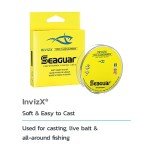 Seaguar Invizx Freshwater 100% Fluorocarbon Fishing Line 6lbs, 200yds Break Strength/Length - 06VZ200