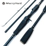 MerryYard Seahawk II Casting Fishing Rods,High Performance Carbon Blank 24T+30T,Stainless Steel Line Guides w/Zirconium Oxide Rings Tip Top (Cast-6'0"-L-F-2pcs)