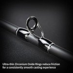 MerryYard Seahawk II Casting Fishing Rods,High Performance Carbon Blank 24T+30T,Stainless Steel Line Guides w/Zirconium Oxide Rings Tip Top (Cast-6'0"-L-F-2pcs)