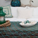 Decorative Fishing Net 80x40 Inch,YuanDe 2 Pack Large Aqua Picture Fish Net, Wall Photo Hanging Fishnet for Nautical Mermaid Pirate Ocean Themed Hawaii Beach Under The Sea Party Decorations