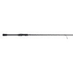 Abu Garcia 6’6” Vendetta Spinning Fishing Rod, 2-Piece Rod, 8-14lb Line Rating, Medium Heavy Rod Power, Fast Action, 1/4-3/4 oz. Lure Rating, Black
