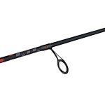 Abu Garcia 6’6” Vendetta Spinning Fishing Rod, 2-Piece Rod, 8-14lb Line Rating, Medium Heavy Rod Power, Fast Action, 1/4-3/4 oz. Lure Rating, Black