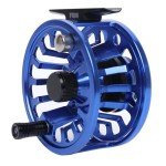 Raprance Fly Fishing Reel,CNC-Machined Aluminum Alloy Fly Reel Large Arbor Fly Reel, 3/4, 5/6, 7/8 wt Blue(7/8wt)