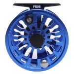 Raprance Fly Fishing Reel,CNC-Machined Aluminum Alloy Fly Reel Large Arbor Fly Reel, 3/4, 5/6, 7/8 wt Blue(7/8wt)