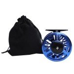 Raprance Fly Fishing Reel,CNC-Machined Aluminum Alloy Fly Reel Large Arbor Fly Reel, 3/4, 5/6, 7/8 wt Blue(7/8wt)
