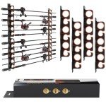 KastKing SafeGuard Fishing Rod Holder for Garage, Wall or Ceiling Mounted Fishing Rod Rack Storage Organizer, Fishing Pole Holder Holds 12 Rods or Combos in Less Than 36 Inches