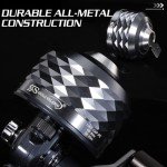 Sougayilang Spincast Fishing Reel, Easy to Use Push Button Casting Design，High Speed 3.9 :1，All-Metal Gears, Changeable Right/Left-Hand Retrieve, Includes Monofilament Line