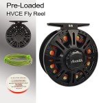 Aventik Fly Fishing Reel 3/4/5/6/7/8/9 Pre-Loaded Fly Reel with Line Combo (HVCE 3/4 Kit)