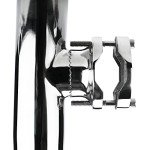 NovelBee 4-Pack Boat Fishing Rod Holder,Stainless Clamp on Fishing Rod Pole Holder for Rails 1-1/4" to 2" ( Tournament Style )