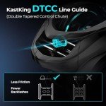 KastKing Verus Baitcasting Fishing Reel, 8.0:1, Left Handed, Black