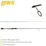 Lew's Laser SG1 6'6" Medium 2-Piece Spinning Rod