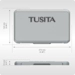 TUSITA Sun Cover 000-16251-001 Compatible with Lowrance Eagle 9" Fish Finder