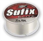 Sufix Elite 8 lb Fishing Line (Clear, Size- 330 YD Spool)