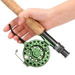 Bigchub Semi-Automatic Fly Fishing Reel, CNC Machined Aluminum, Quick Line Retrieval, Adjustable Drag, Quick Spool Removal, Freshwater Lake Stream Pond Fishing