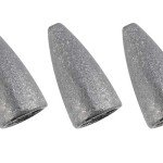Dr.Fish 50 Pack Bullet Fishing Sinkers Worm Weights Lead Fishing Weights Bass Fishing Sinker Freshwater Texas Carolina Rig Punch Shot 1/8oz