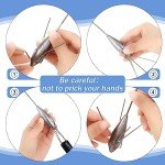 5 Pcs Sputnik Sinker Fishing Equipment Long Tail Fishing Weights Saltwater Surf Casting Sinkers Catfish Beach Spider Weights for Ocean Sea Sand, Silver Gray (3 oz)