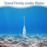 5 Pcs Sputnik Sinker Fishing Equipment Long Tail Fishing Weights Saltwater Surf Casting Sinkers Catfish Beach Spider Weights for Ocean Sea Sand, Silver Gray (3 oz)