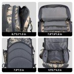 Piscifun Fishing Tackle Bag with Rod & Gear Holder