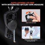 KastKing ToughTide 5pc Fishing Tool Kit, Rechargeable 65lb Digital Fish Scale with Lip Grip & Tape Measure, 7” Fillet Knife with Sheath & Sharpener, 8” Fishing Split Ring Pliers, Fishing Gear