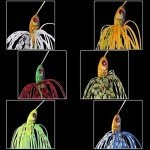 FREE FISHER 6 Pcs Fishing Lures Spinner Baits for Bass Fishing,Trout Salmon Hard Metal Spinnerbaits