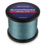 KastKing SuperPower Braided Fishing Line,Low-Vis Gray,15 LB ,327 Yds