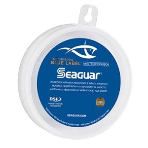 Seaguar Blue Label 100% Flourocarbon Fishing Line (DSF), 40lbs, 25yds Break Strength/Length - 40FC25