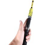 Sougayilang Surf Glass Spinning Rods 2-Pieces Saltwater Offshore Heavy Trolling Boat Fishing Rod Portable Travel Fishing Rod