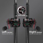 KastKing ReKon Line Counter Trolling Fishing Reel, Round Baitcasting Reels, Right Handed, Size 20