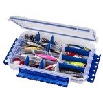 Flambeau Outdoors WP4005 Waterproof Fishing Tackle Box - Includes 11 Dividers, 16 Compartments, Waterproof Clear Tackle Box Fishing Lure Organizer, Ultimate Tuff Tainer Tackle Box with Zerust Dividers