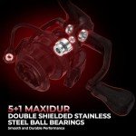 KastKing Royale Legend II Spinning Fishing Combos, 7'0'' M Twin Tips Rod, Size 3000